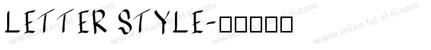 LETTER STYLE字体转换
